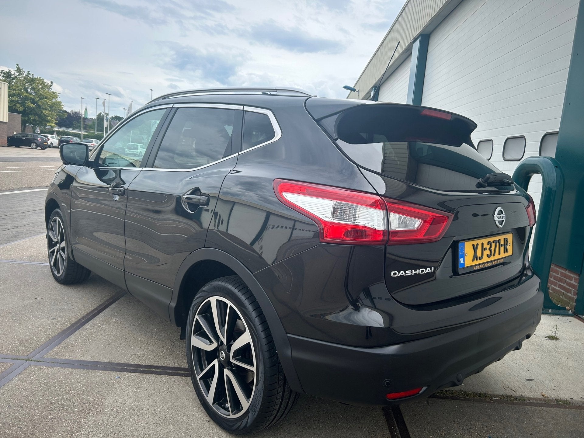 Nissan Qashqai 1.2 Tekna, Auto's, Voorwielaandrijving, Euro 5, Gebruikt, Zwart