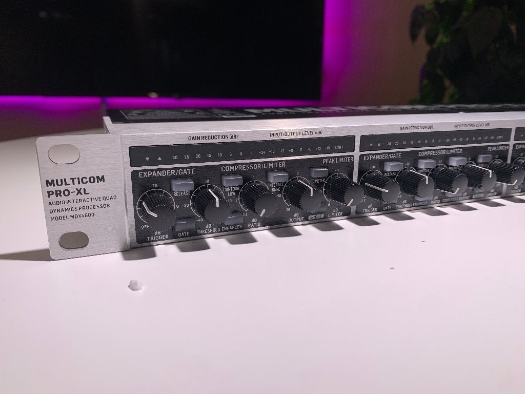 Behringer MULTICOM PRO-XL MDX4600 – 4-kanaals compressor, Ophalen of Verzenden, Zo goed als nieuw, Audio