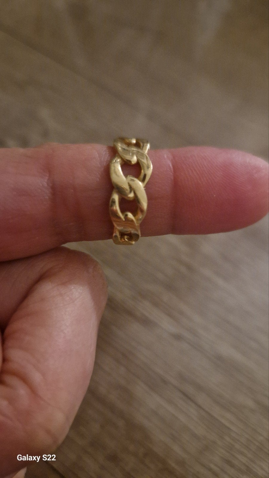 Gouden ring 18k 1,75gram, Ophalen, Gebruikt, 17 tot 18, Dame