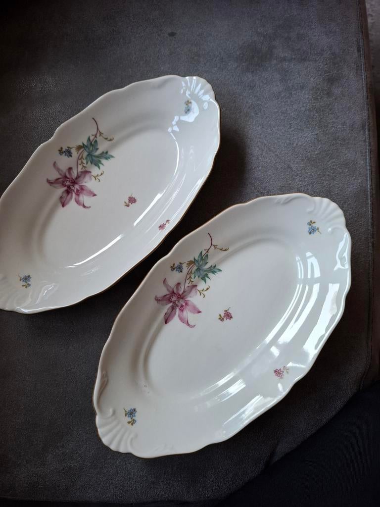 2 vintage serveerschalen H&C porselein, Antiek en Kunst, Ophalen of Verzenden