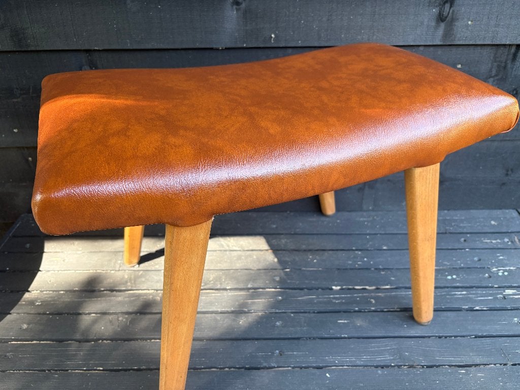 Vintage Krukje Met Houten Pootjes., Ophalen of Verzenden