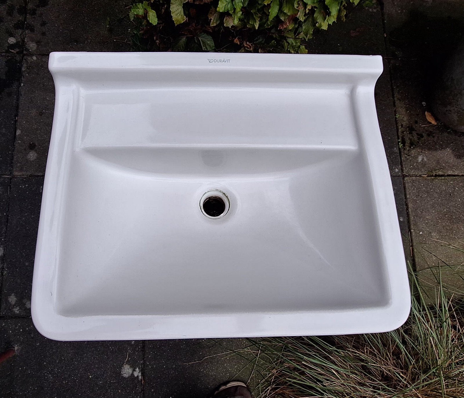 Duravit Starck wastafel zonder kraangat, Ophalen, Gebruikt, Steen, Wastafel