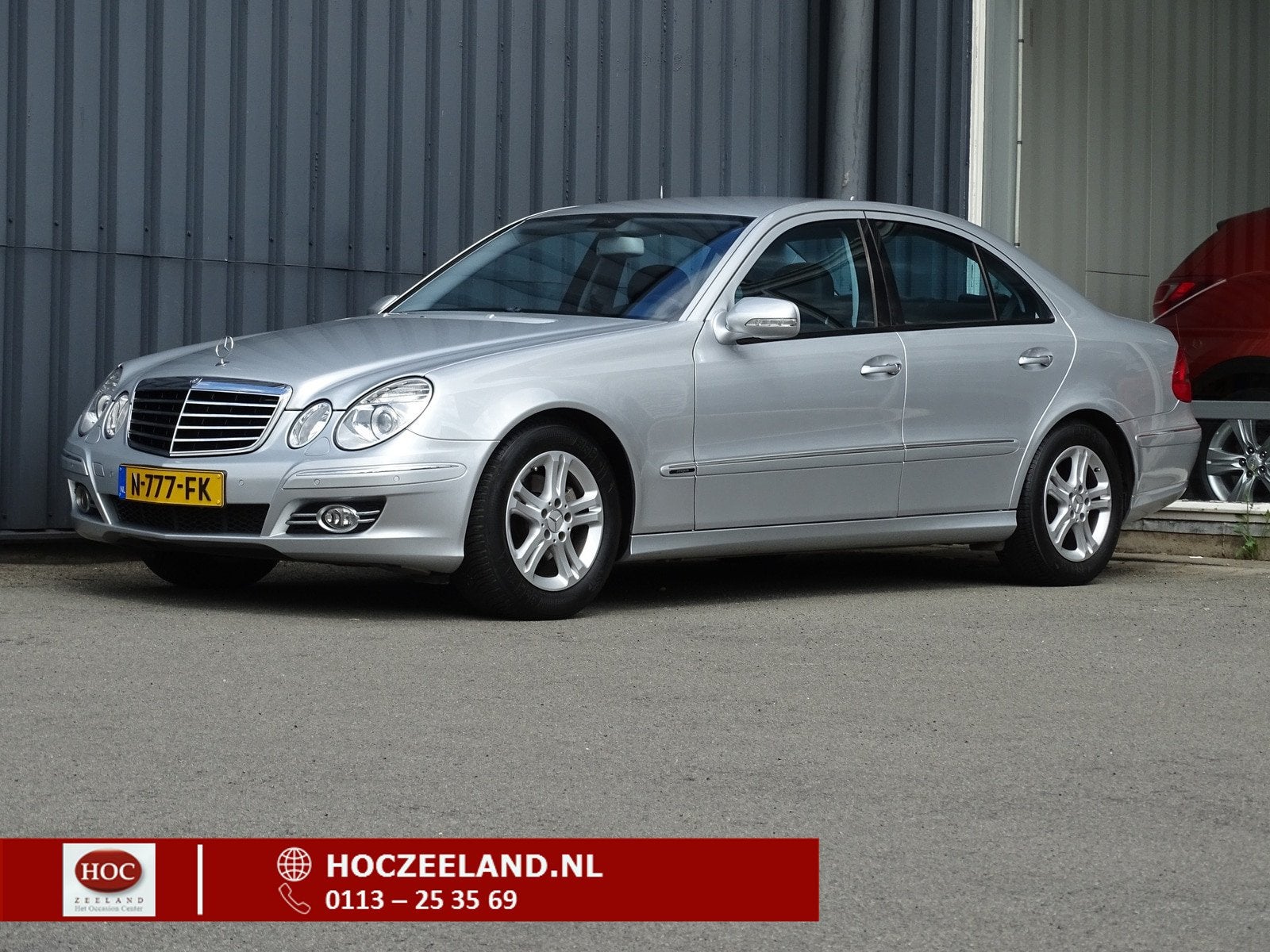 Mercedes-Benz E-Klasse 200 K. Avantgarde (bj 2007), Auto's, Gebruikt, Zwart, 4 cilinders, 1796 cc