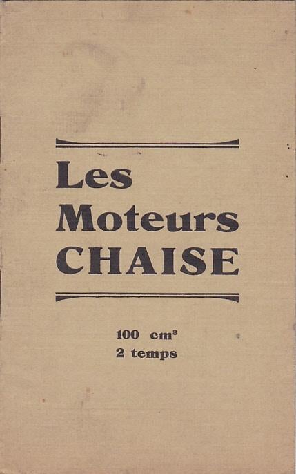 Chaise 100 cc handleiding notice motor, Ophalen of Verzenden, Overige merken