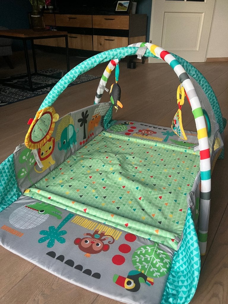 Babygym Speelmat met Boog Jungle, Ophalen, Zo goed als nieuw