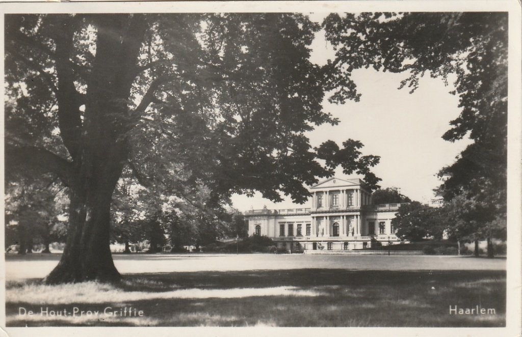 Haarlem De hout  Prov. Griffie  1953, Ophalen of Verzenden, 1940 tot 1960, Gelopen, Noord-Holland