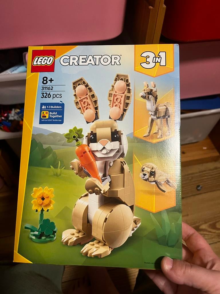 LEGO 31162 Creator Lief konijn, Lego, Nieuw, Ophalen of Verzenden, Inclusief doos