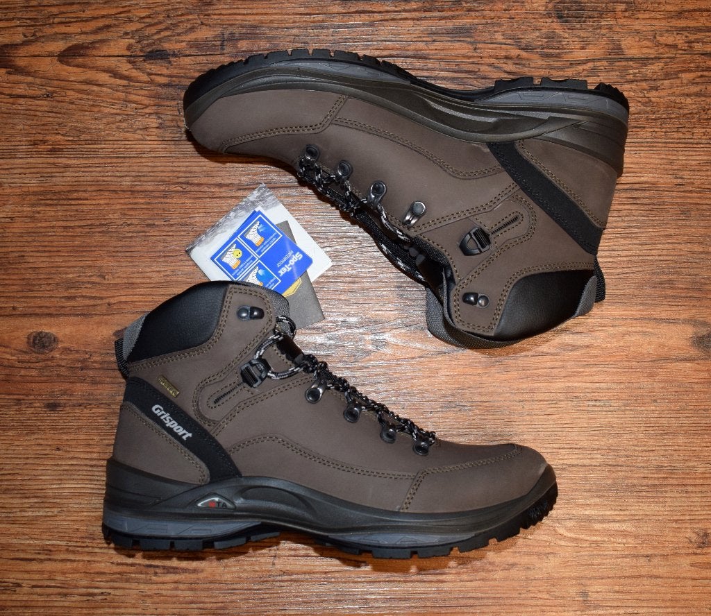 GRISPORT - leren Ride Mid brown wandelschoenen - maat 42, Bruin, Verzenden, Nieuw, Wandelschoenen