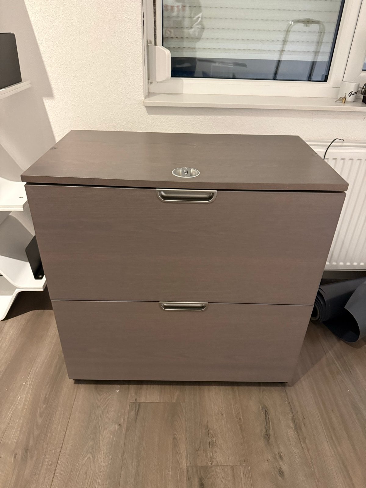 Archiefkast met 2 laden en slot - Gebruikt Ikea Galant, Ophalen, Gebruikt, 1 of 2 laden, 50 tot 100 cm