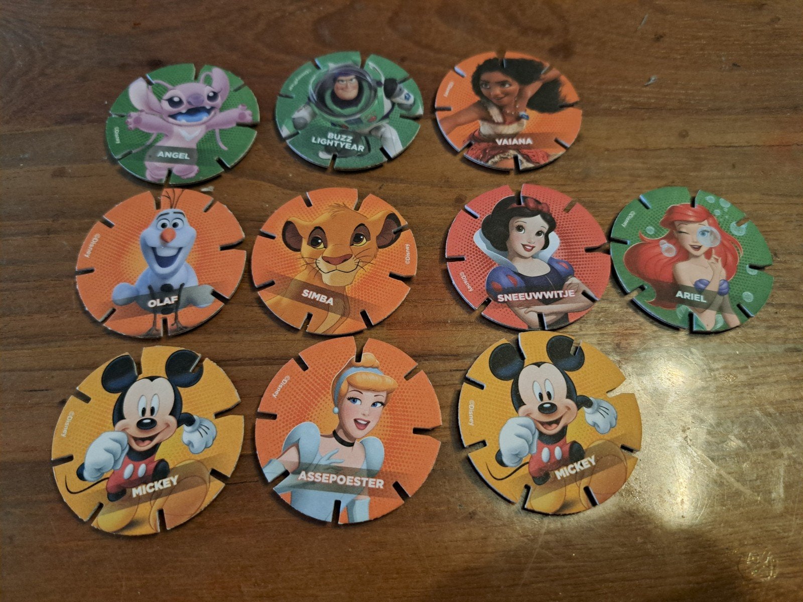 Disney diskeyz AH - Mickey, Assepoester, Simba, Olaf, Ariel, Ophalen of Verzenden, Mickey Mouse, Nieuw, Overige typen