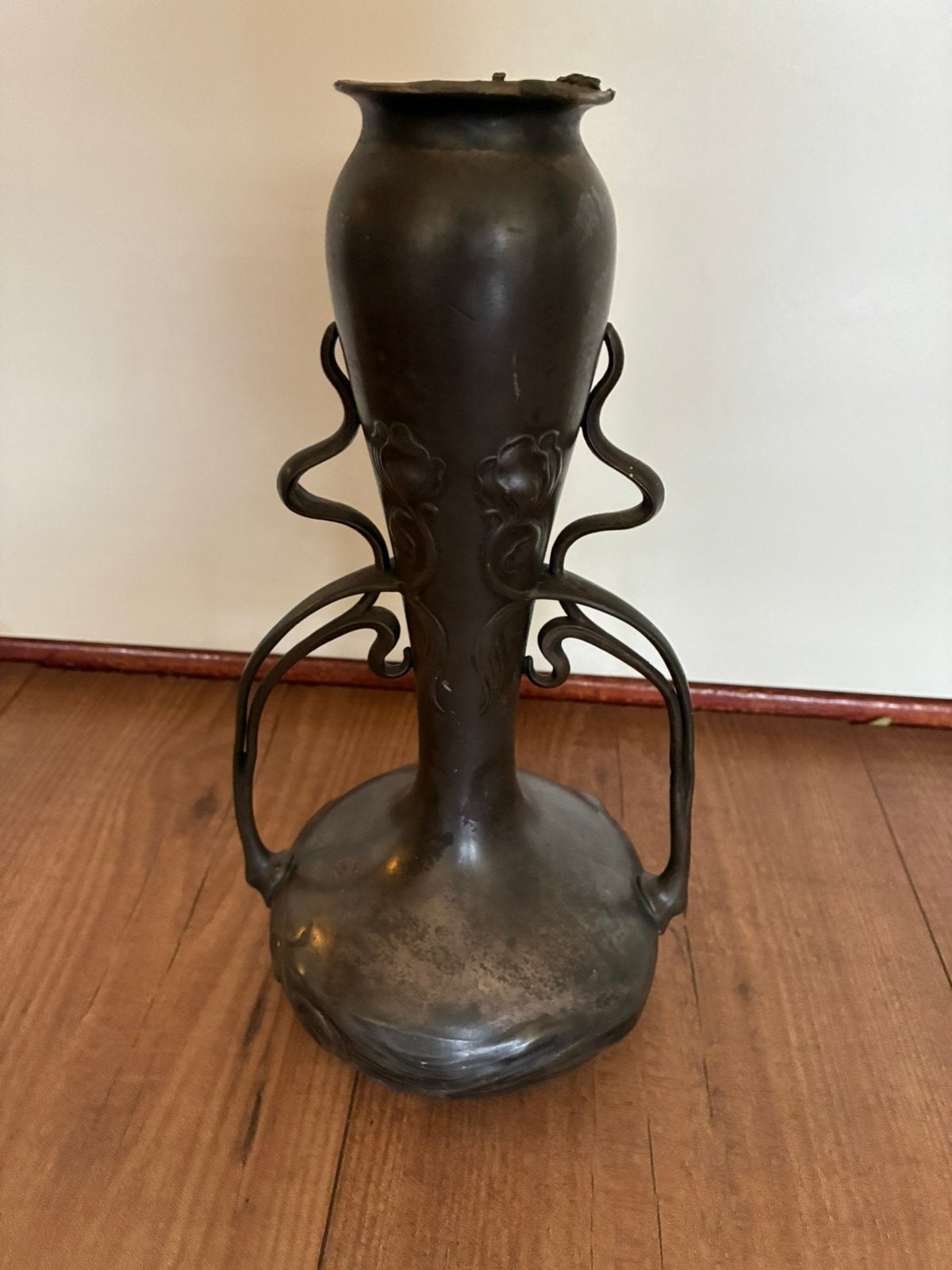 Jugendstil vaas/lamponderstel, Ophalen