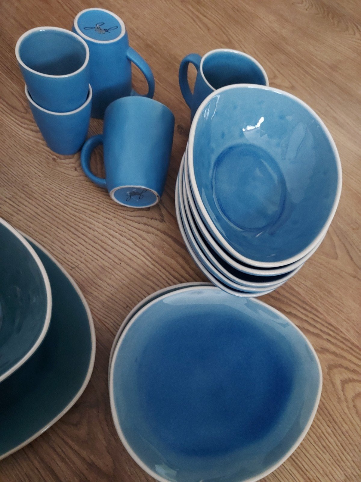 Jewel blauwe delen, Keramiek, Ophalen of Verzenden, Zo goed als nieuw, Bord(en)
