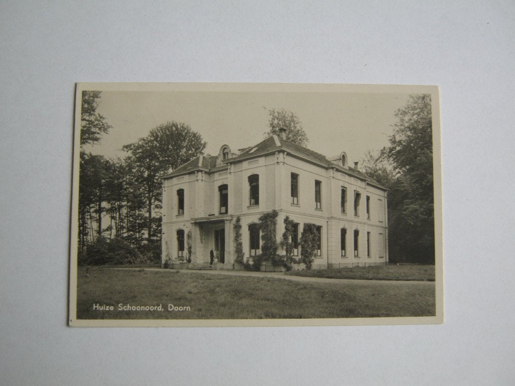 Ansichtkaarten Nederland, TC 9-82 Doorn, Huize Schoonoord 53, Ophalen of Verzenden, 1940 tot 1960, Gelopen, Utrecht