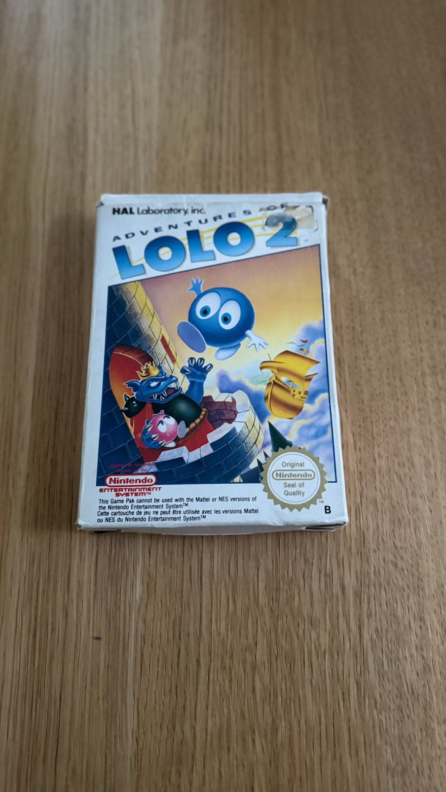 LOLO 2 CIB NES IN GOEDE STAAT, Spelcomputers en Games, Ophalen of Verzenden, Zo goed als nieuw