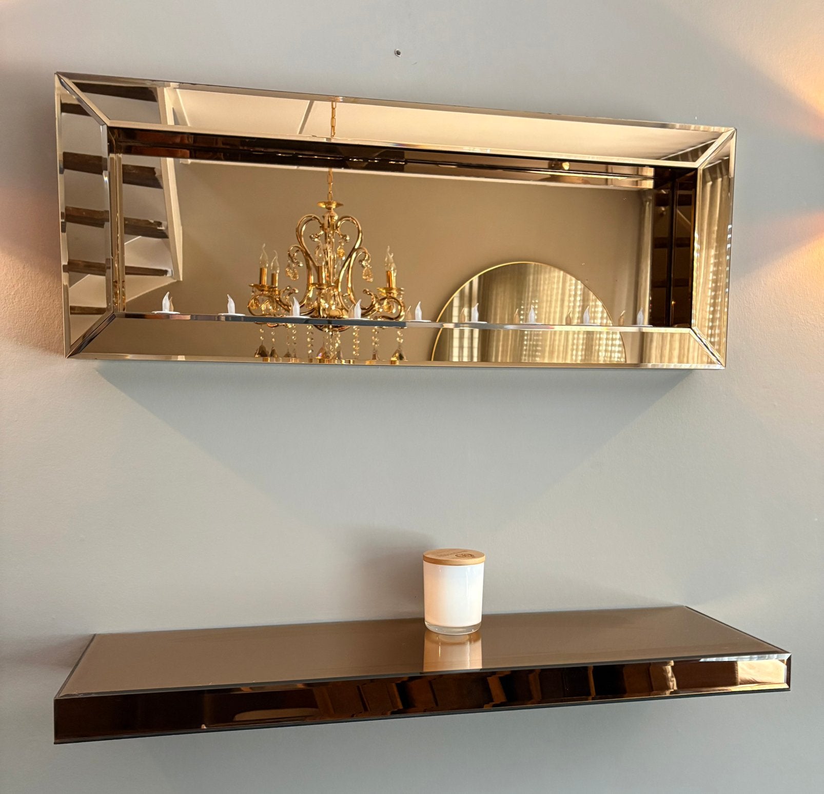 Mooi set sfeerhaard met console, Ophalen, Zo goed als nieuw