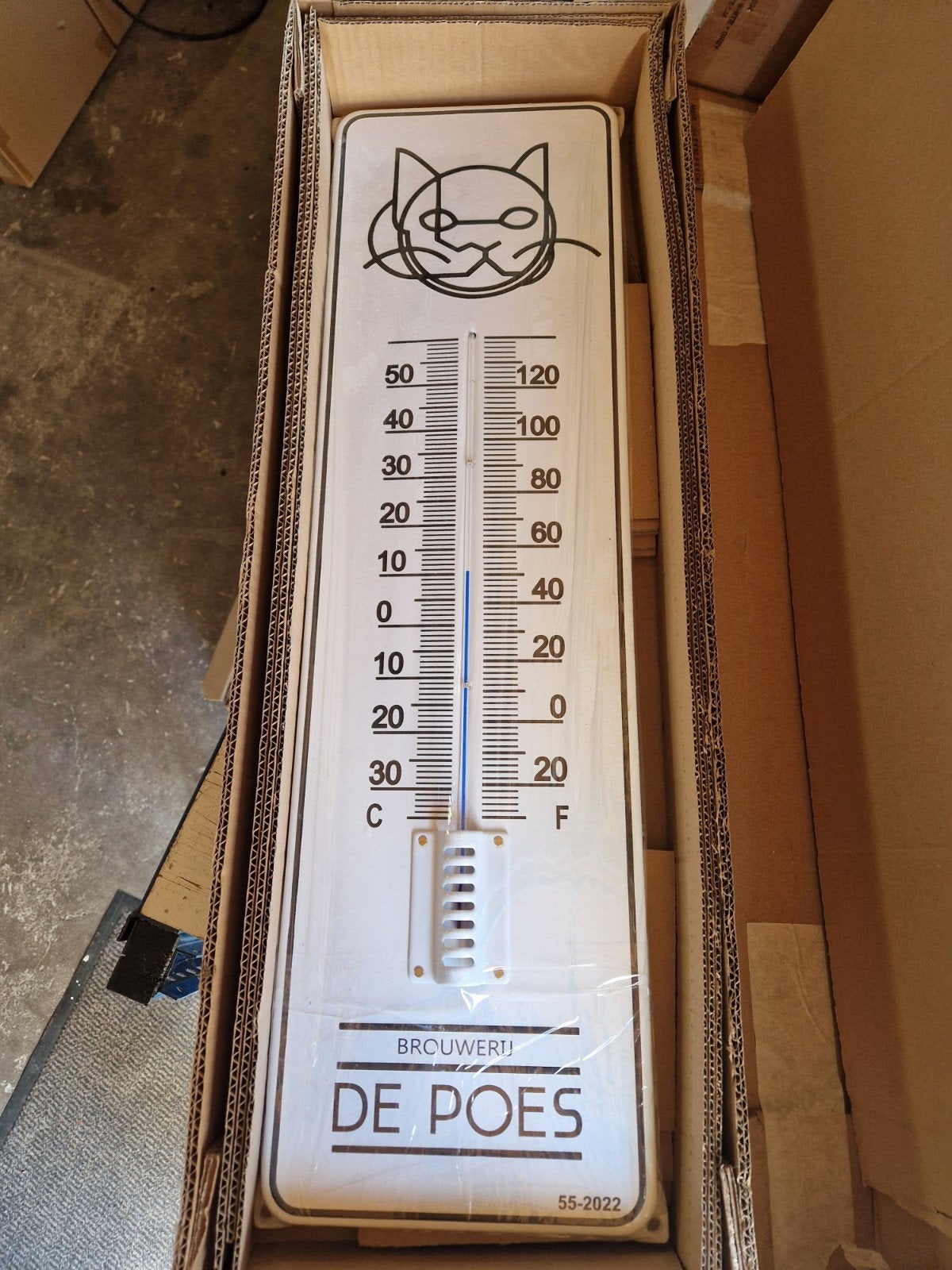 De Poes emaille thermometer, Ophalen of Verzenden, Nieuw, Gebruiksvoorwerp