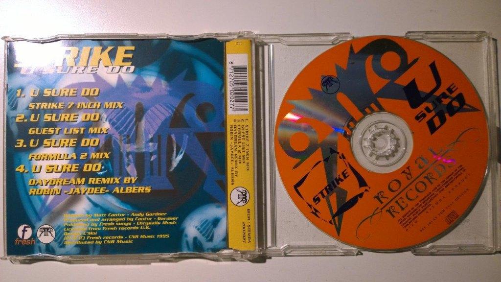 Strike - U Sure Do, Maxi-single, Ophalen of Verzenden, Zo goed als nieuw, 1 single