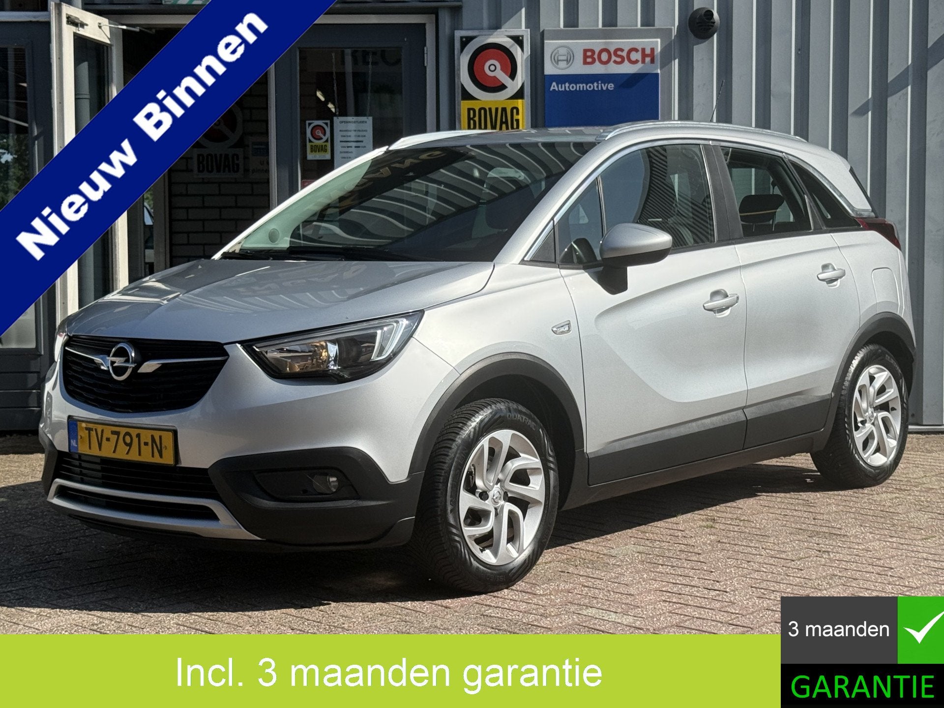 Opel Crossland X 1.2 Online Edition. | 1e EIGENAAR | TREKHAA, Voorwielaandrijving, 83 pk, 1063 kg, Gebruikt