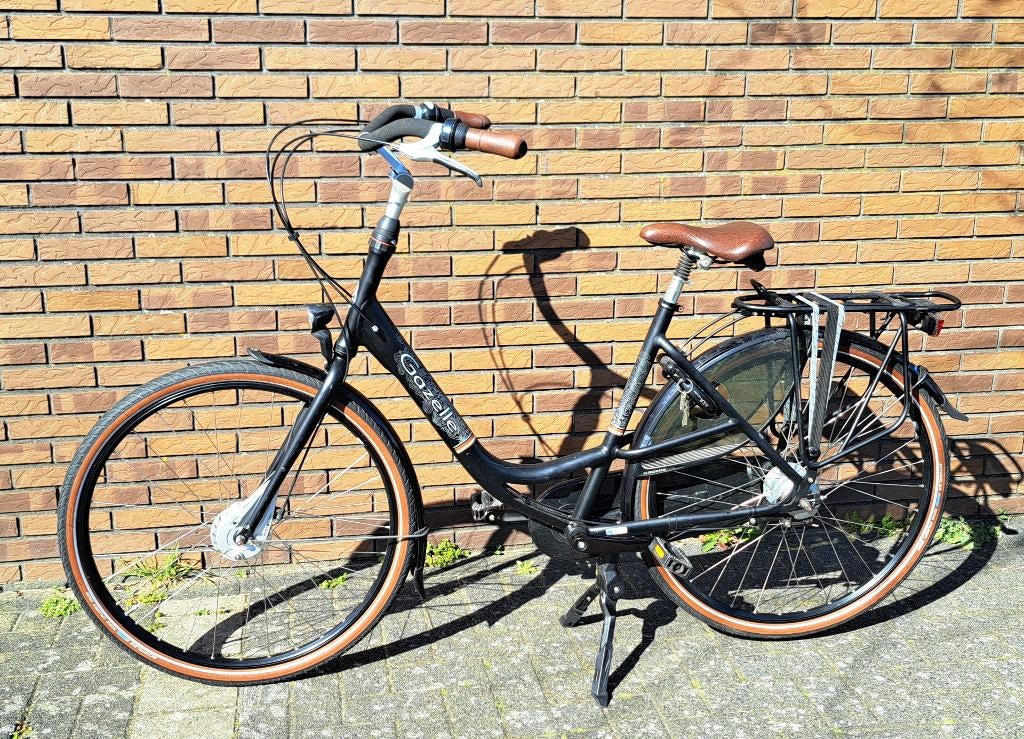 Gazelle Bloom moederfiets 53 cm mat zwart, Ophalen, Gebruikt, Versnellingen, 0 zitjes