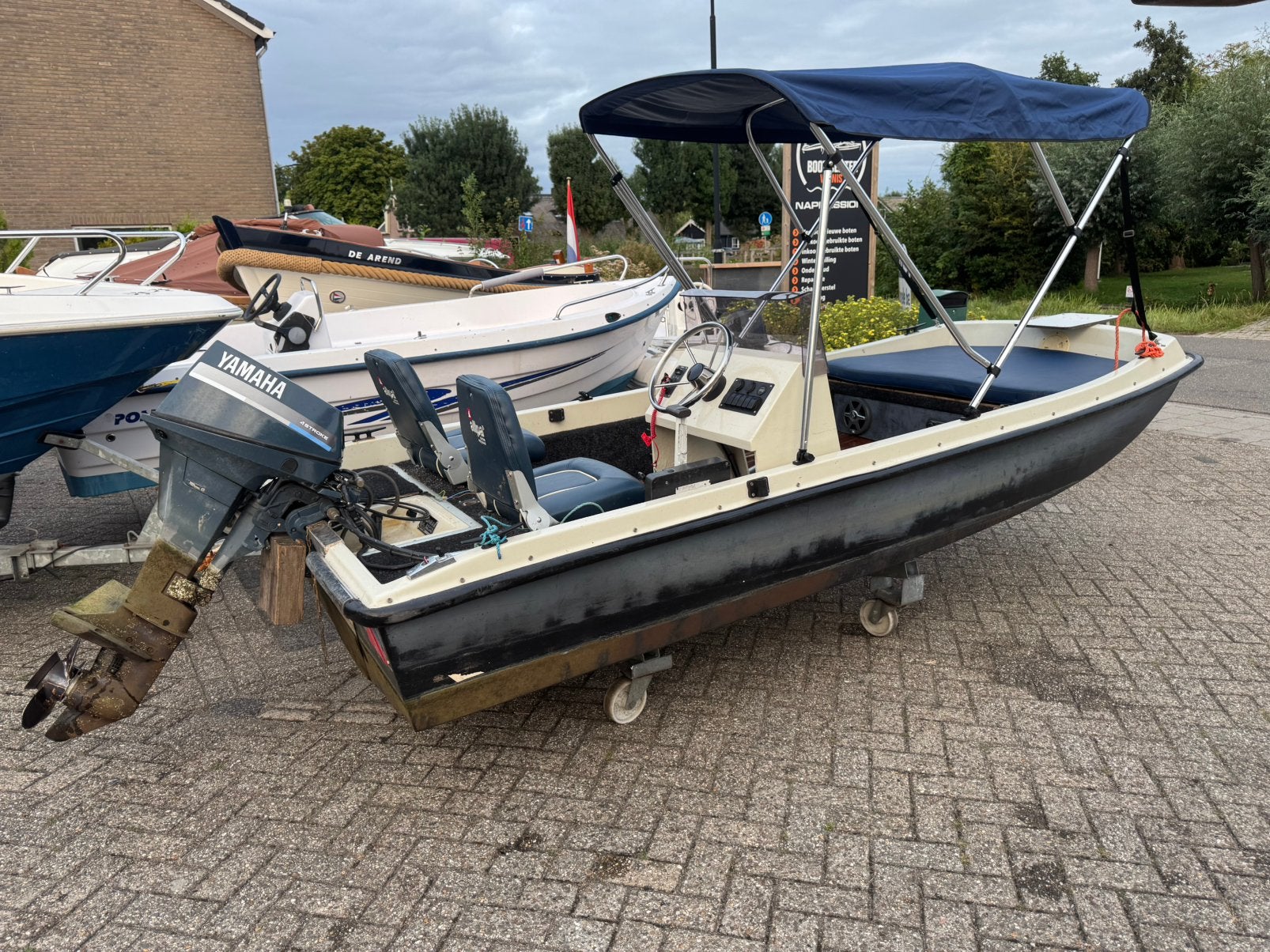 Beekman 400 console boot GRATIS WINTERSTALLING, Watersport en Boten, Ophalen, Gebruikt, Met afstandsbediening, Beekman
