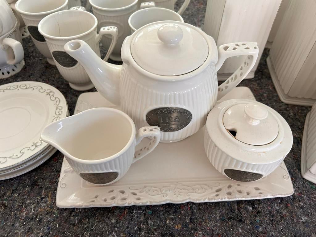 Riverdale servies, niet compleet, Huis en Inrichting, Keuken | Servies, Ophalen, Gebruikt, Keramiek, Overige typen