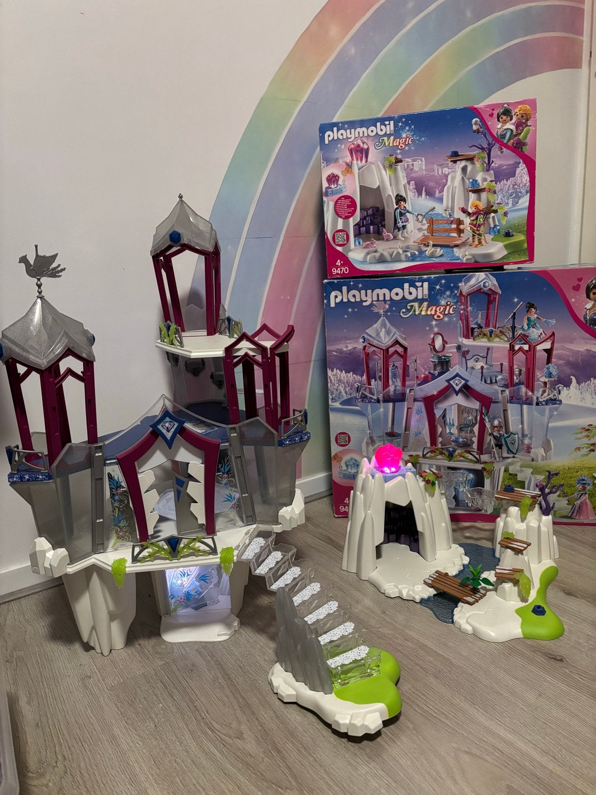 Playmobil Magic Kristallen Paleis en Winterfeeën, Kinderen en Baby's, Complete set, Fantasy, Ophalen of Verzenden, Zo goed als nieuw