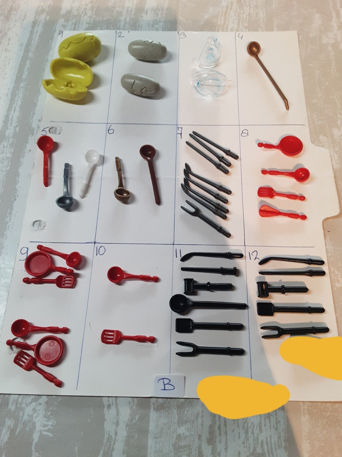 onderdelen keuken, dino-ei, vizieren 1by, Losse onderdelen, Overige typen, Zo goed als nieuw, Family fun