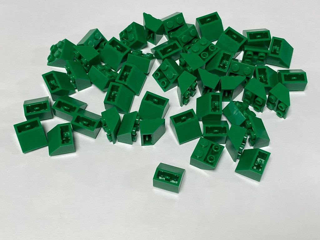 Partij 50x 2x2 omgekeerde Lego dakpannen in diverse kleuren, Overige thema's, Lego, Nieuw, Ophalen of Verzenden