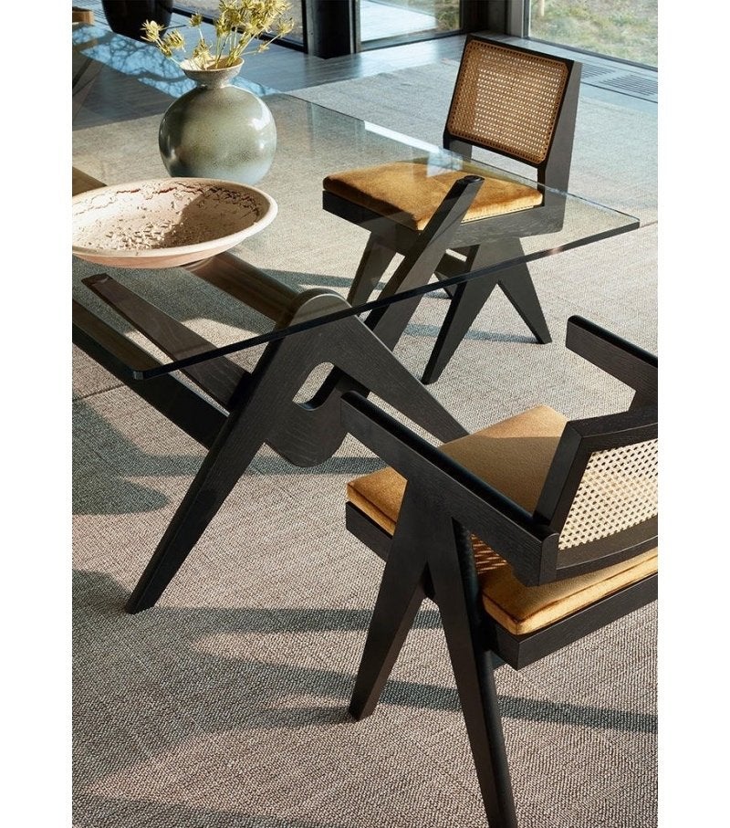 8 Cassina Capitol Complex Office eetkamerstoelen NIEUW -35%, Huis en Inrichting, Waterstad 23, Zwart, High-end Furniture, Nieuw