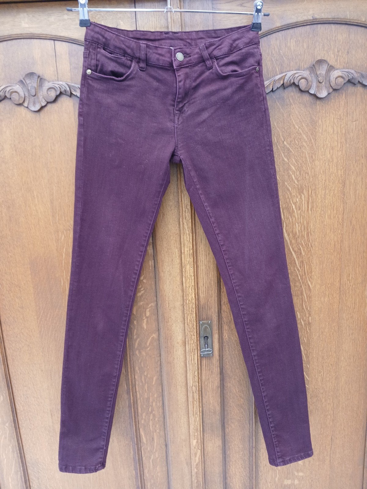 Denim Co rode jeans maat 36(inclusief verzenden), Overige kleuren, Ophalen of Verzenden, W28 - W29 (confectie 36), Gedragen