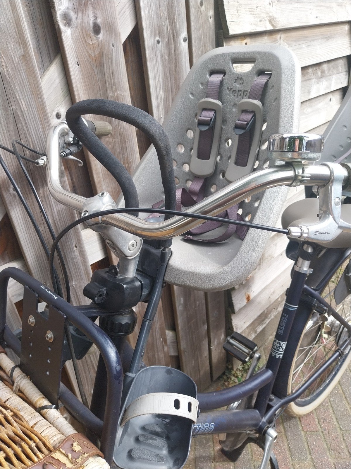 Yepp Fietszitjes Set:Voorzitje,Achterzitje,Windscherm&Ad, Ophalen, Gebruikt, Achterzitje, Yepp