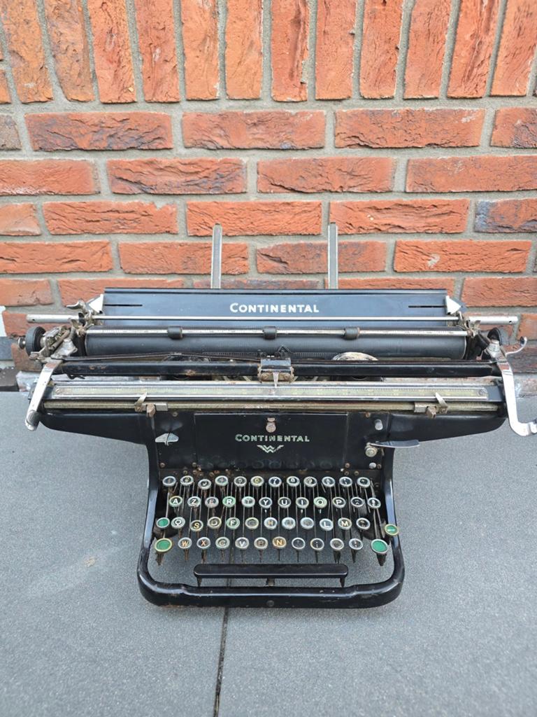 Antieke 20S Continental typemachine by Wanderer Werke €35 !!, Diversen, Typemachines, Ophalen, Gebruikt