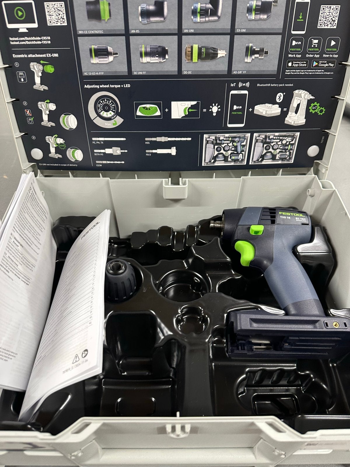 Festool TXS 18-1500 Accu Boor-/Schroefmachine, Ophalen, Zo goed als nieuw, 600 watt of meer, Boor- en Schroefmachine