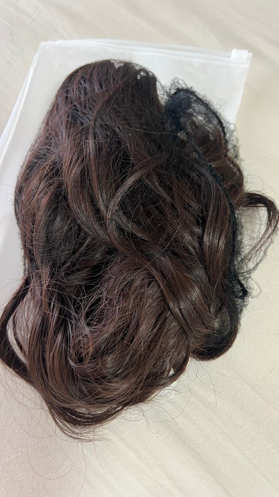 Haarstukken 2x, Ophalen of Verzenden, Zo goed als nieuw, Pruik of Haarverlenging