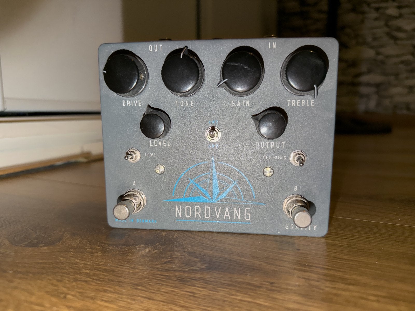 Nordvang Gravity V2.0 Overdrive/Boost Pedaal, Muziek en Instrumenten, Ophalen of Verzenden, Zo goed als nieuw, Distortion, Overdrive of Fuzz