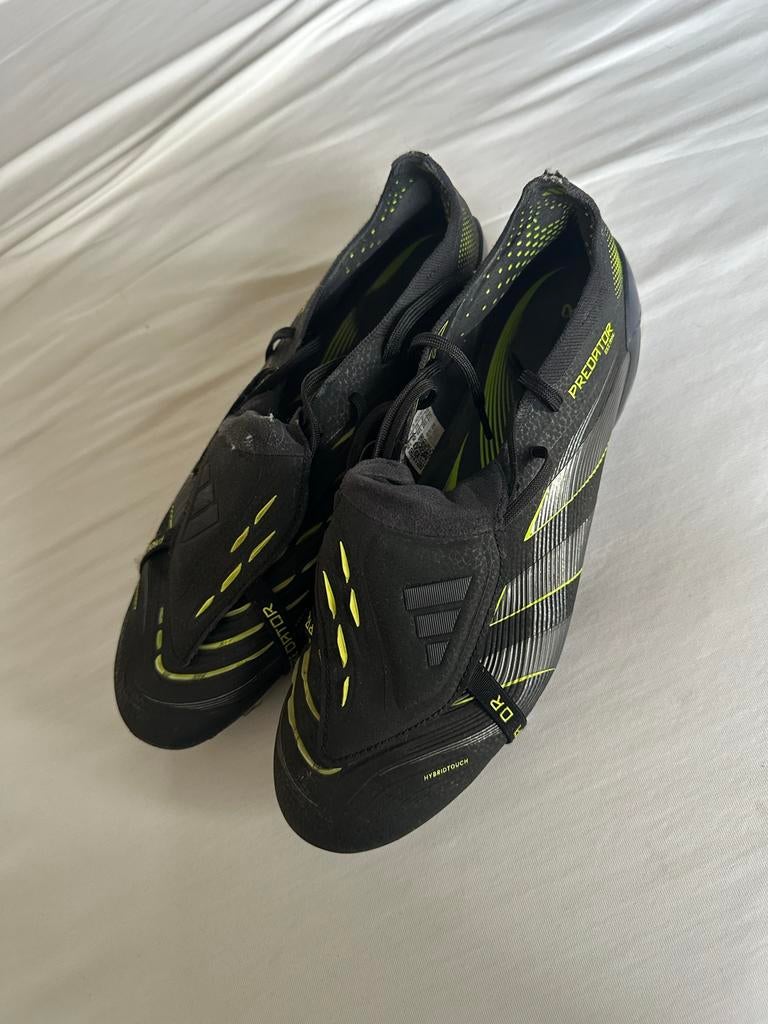 Adidas Predator Elite voetbalschoenen - Zwart/Geel, Maat XS of kleiner, Schoenen, Ophalen of Verzenden, Zo goed als nieuw