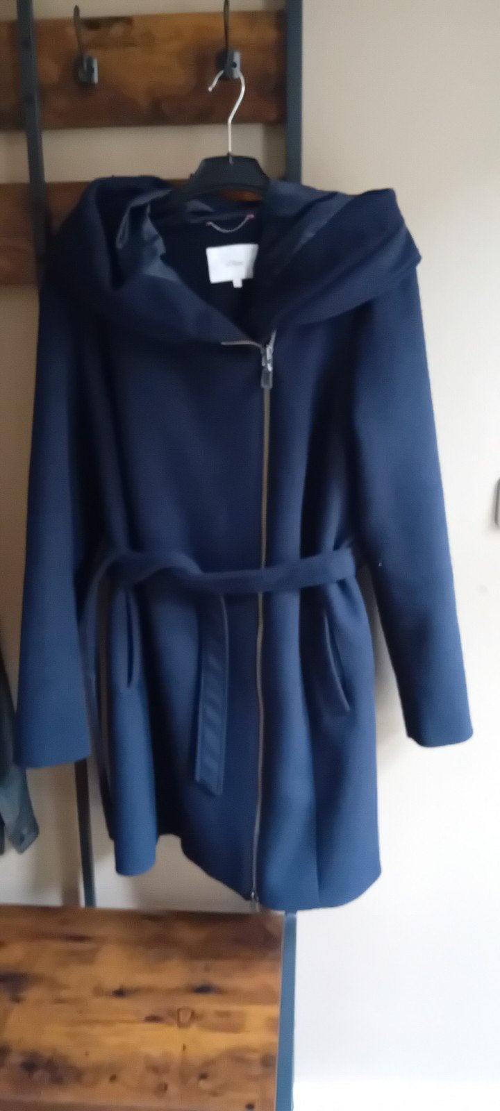 winterjas s.Oliver blauw maat 44, Blauw, Maat 42/44 (L), Ophalen of Verzenden, Zo goed als nieuw