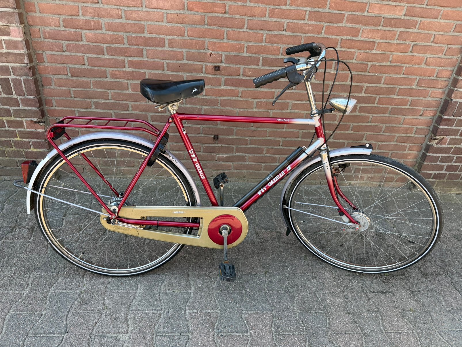 Te koop gazelle primeur herenfiets fiets kroegfiets, Fietsen en Brommers, Fietsen | Heren | Herenfietsen, Ophalen, Gebruikt, Versnellingen