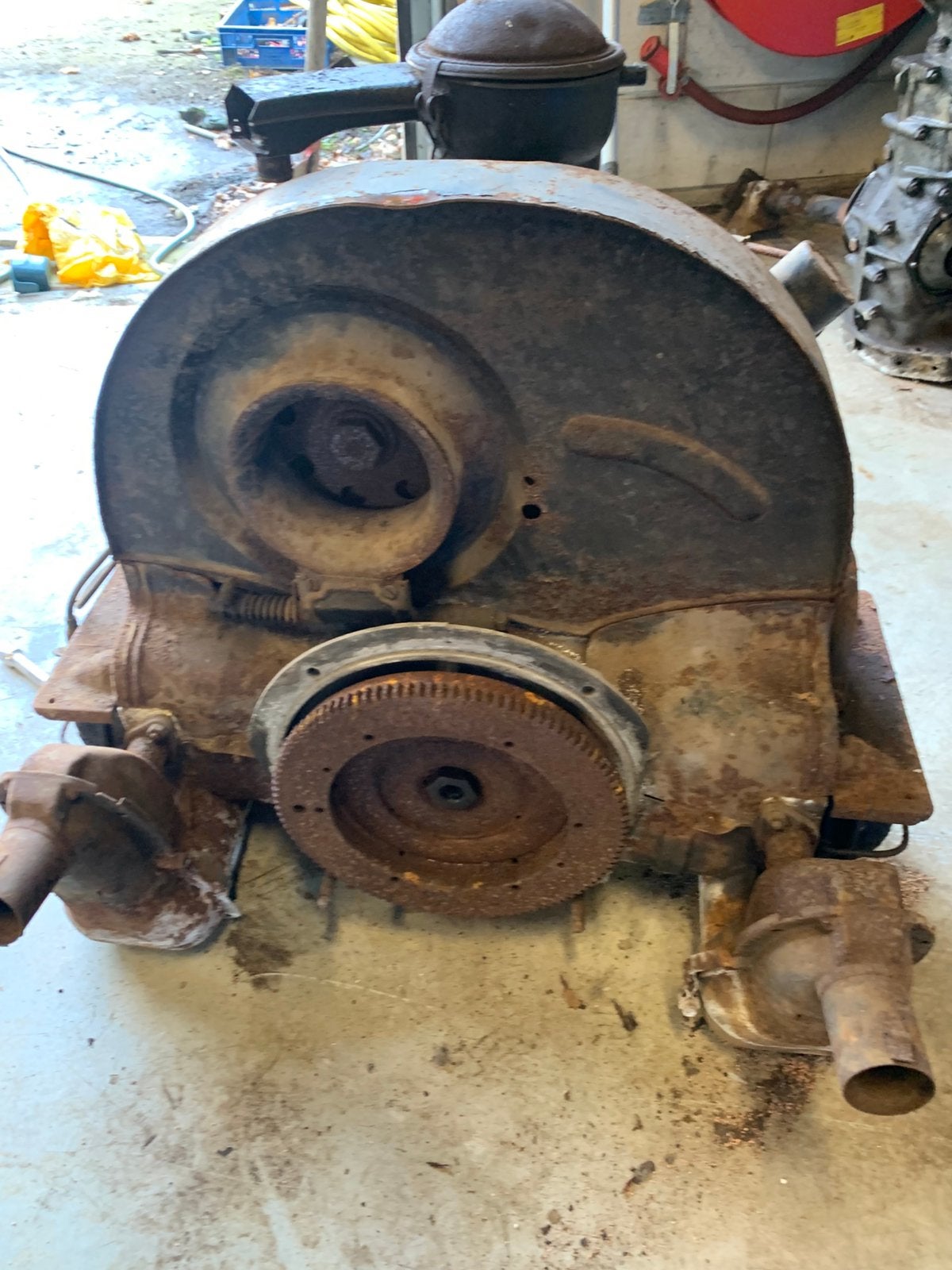 Vw kever motor van 1962 6 volt motor draaid, Ophalen of Verzenden