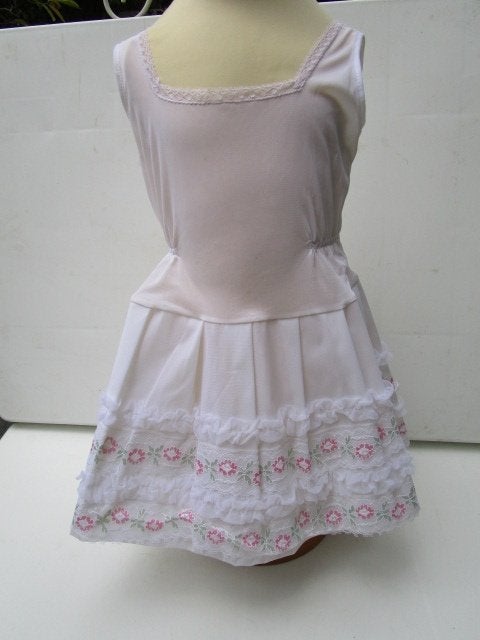 Vintage petticoat uit frankrijk Lengte: 48 cm Prinsessenjurk, Antiek en Kunst, Ophalen