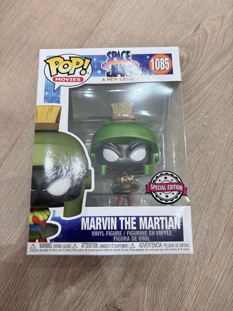 Funko Pop! Space Jam 2 Marvin the Martian #1085, Ophalen of Verzenden, Zo goed als nieuw