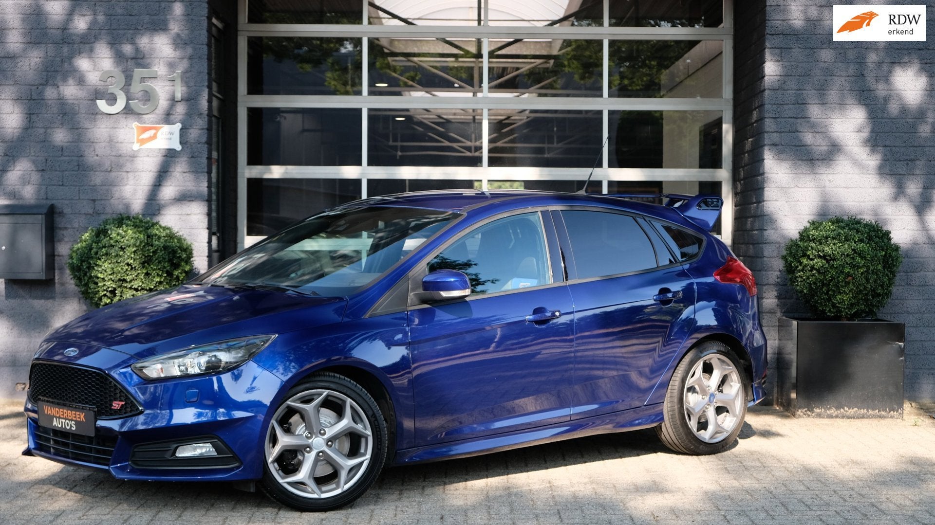 FORD FOCUS 2.0 ST-3 250PK NAVI RS XENON, Auto's, 15 km/l, Euro 6, 4 cilinders, Blauw