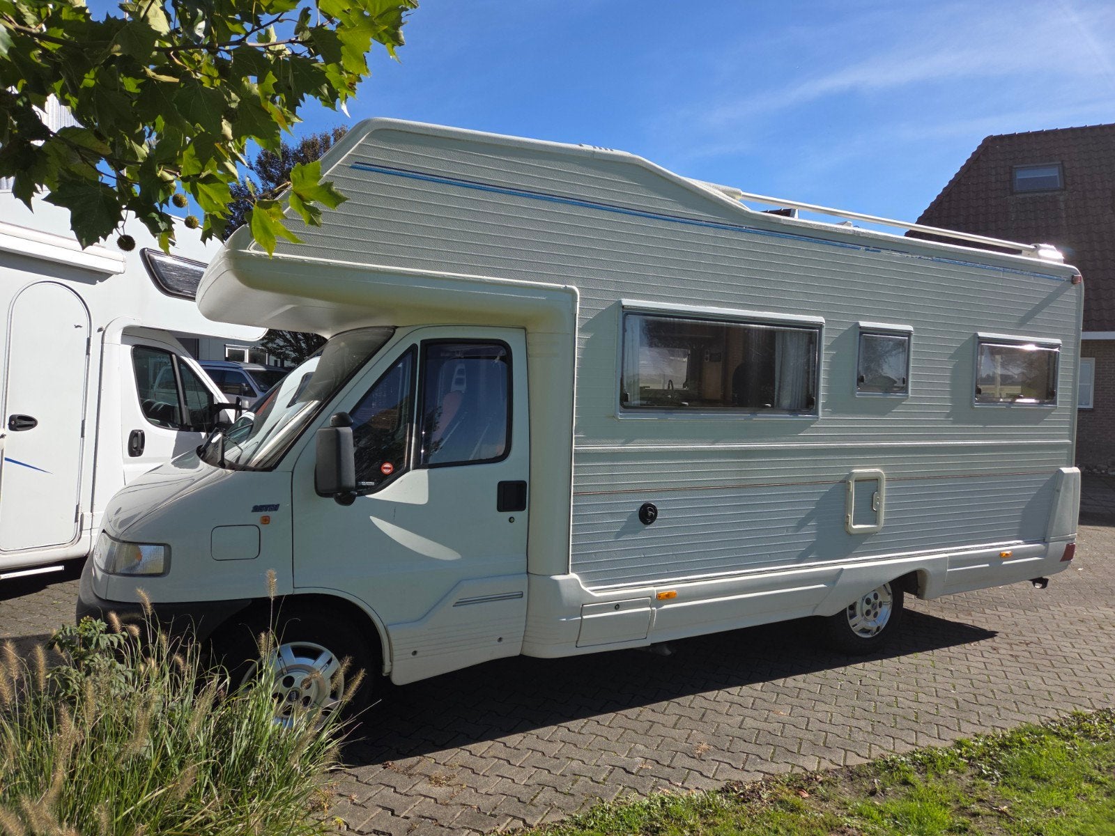 zeer nette Fiat Granduca alkoof camper,6 pers.,1995, Caravans en Kamperen, Overige merken, Alkoof, Ringverwarming, Fiat