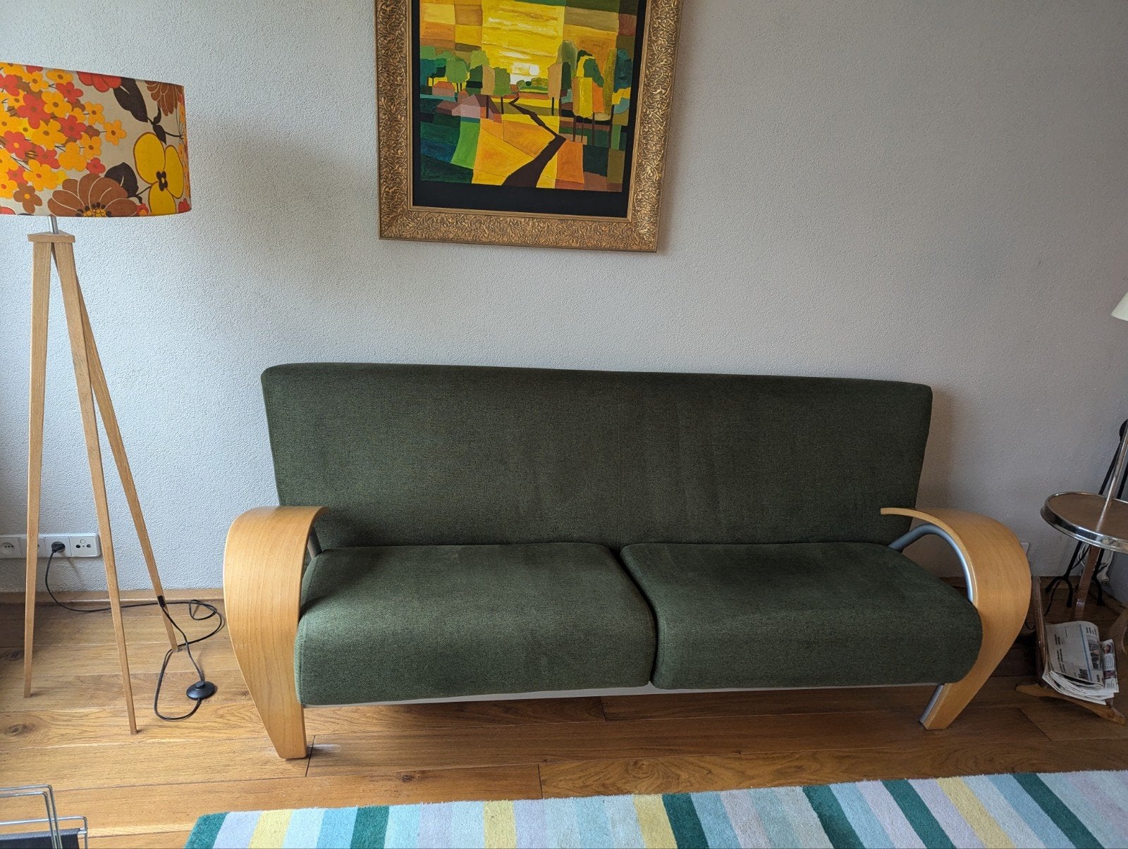 Prachtige retro Harvink bank, Huis en Inrichting, Ophalen, Zo goed als nieuw, 75 tot 100 cm