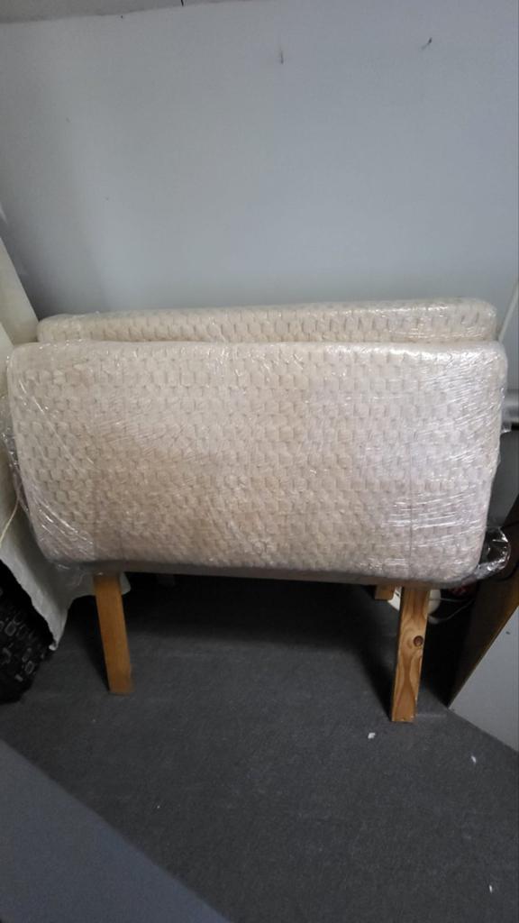 2 nieuwe, meloenkleurige eenpersoons hoofdborden, handgemaak, Ophalen, Nieuw, Rechthoekig, Hout
