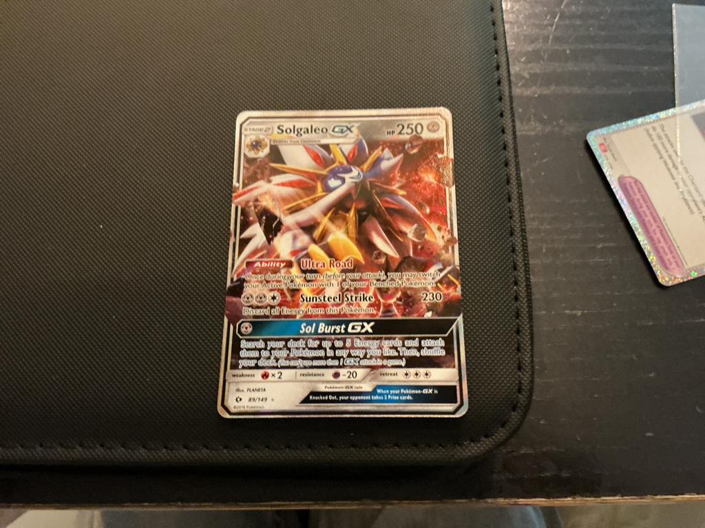 Pokémon Kaart Solgaleo GX (89/149) - Zo goed als nieuw, Ophalen of Verzenden, Zo goed als nieuw, Losse kaart