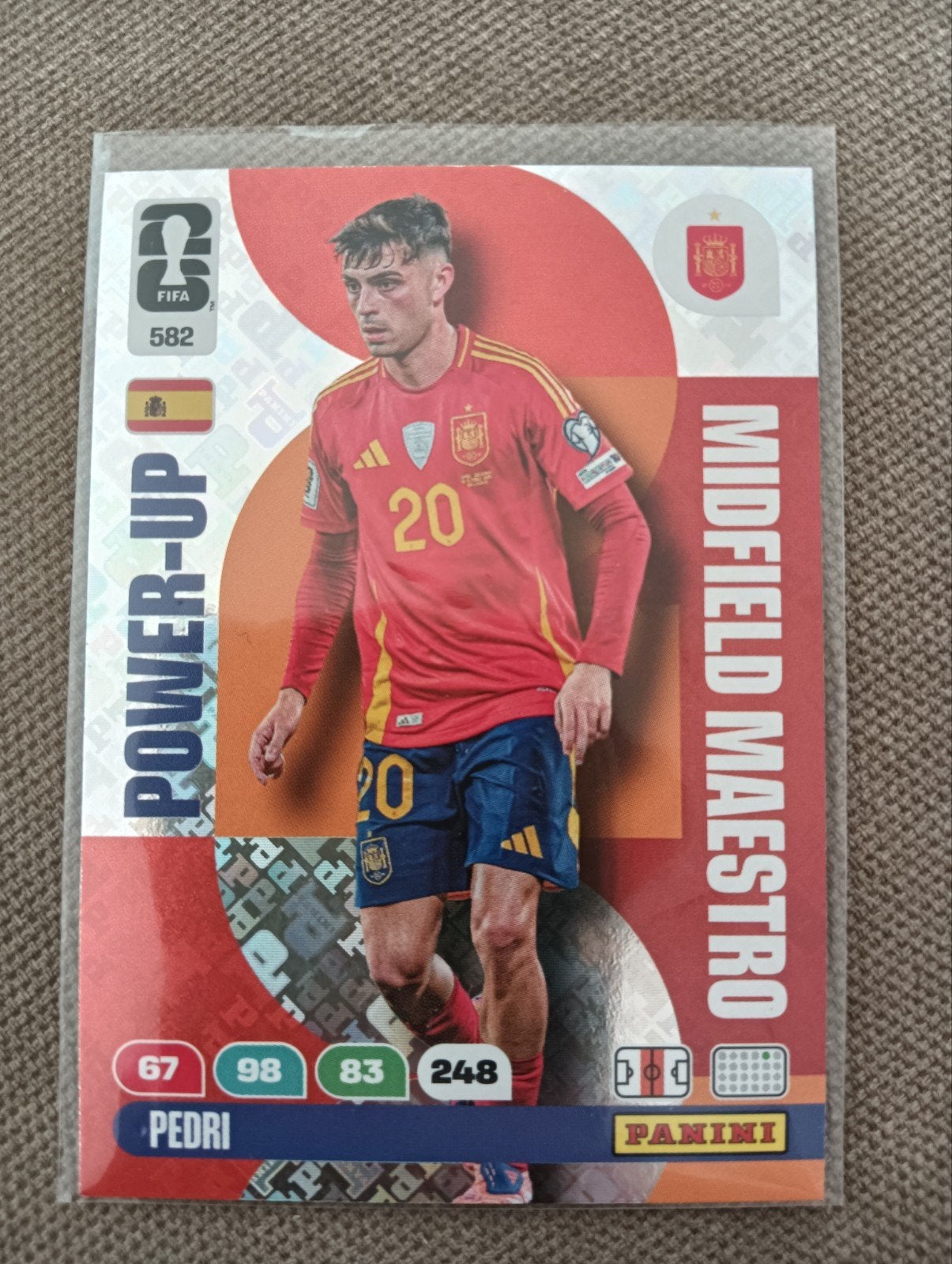 Panini kaart van Pedri FIFA World Cup 2026, Ophalen of Verzenden, Nieuw, Plaatje