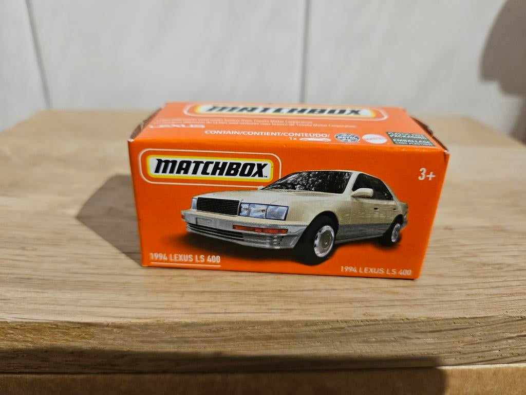 Matchbox 1994 Lexus LS 400 in OVP, Ophalen of Verzenden, Zo goed als nieuw, Auto
