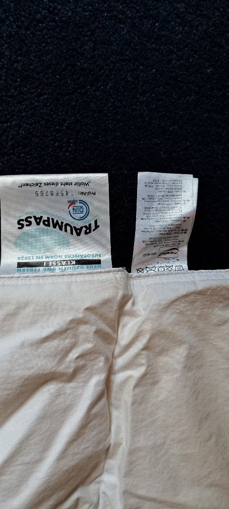 Dekbed, Koppelbaar, Gebruikt, Eenpersoons, Wit