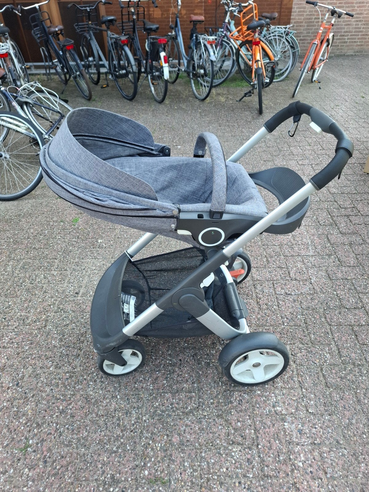 Stokke Crusi Combiwagen met Reiswieg en Autostoeltje, Gebruikt, Combiwagen, Met reiswieg, Ophalen